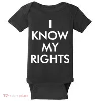I Know My Rights Protest Baby Bodysuit thumb 0