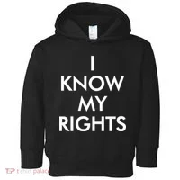 I Know My Rights Protest Toddler Hoodie thumb 0
