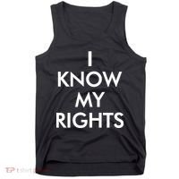 I Know My Rights Protest Tank Top thumb 0