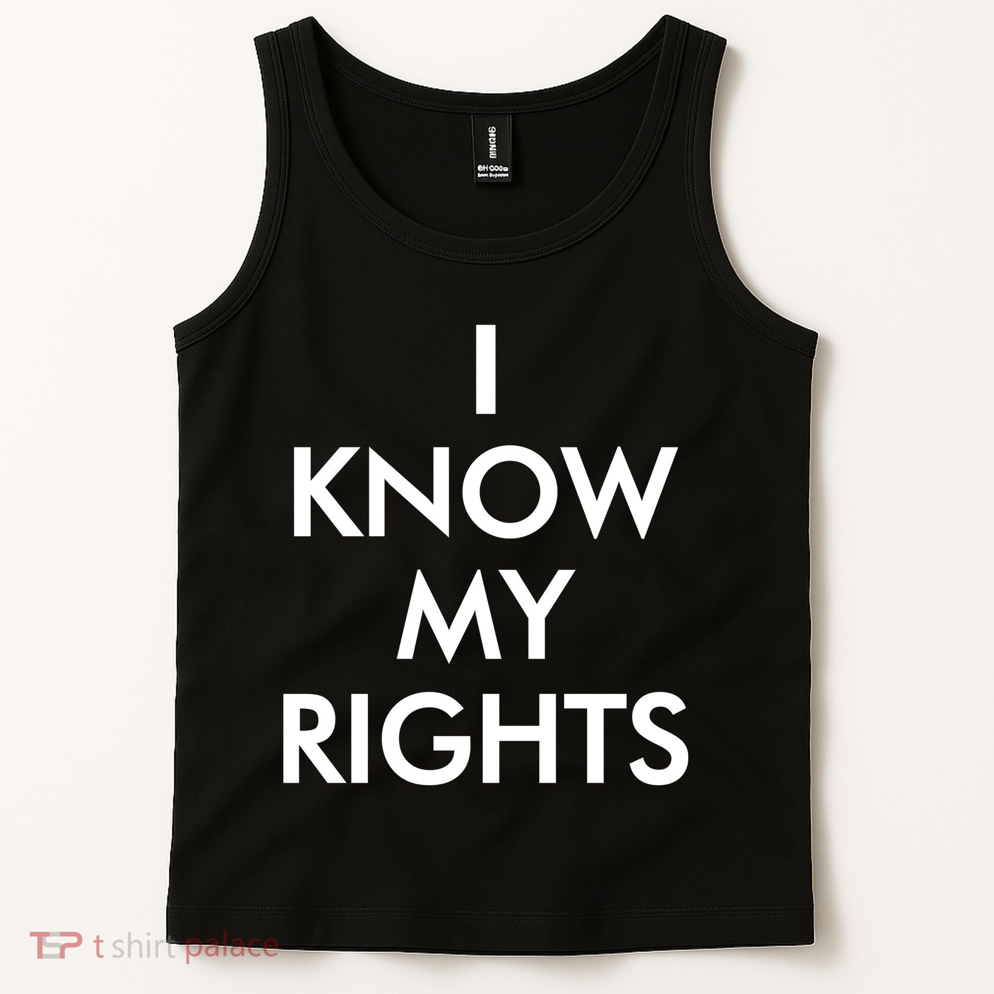 I Know My Rights Protest Tank Top