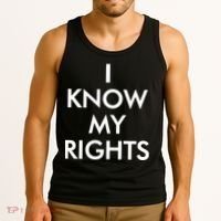 I Know My Rights Protest Tank Top thumb 3