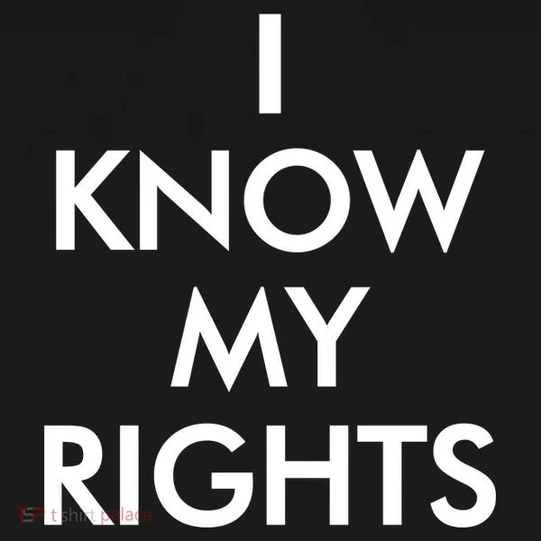 I Know My Rights Protest Toddler T-Shirt