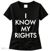 I Know My Rights Protest Women's T-Shirt thumb 0