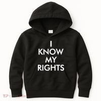 I Know My Rights Protest Kids Hoodie thumb 0