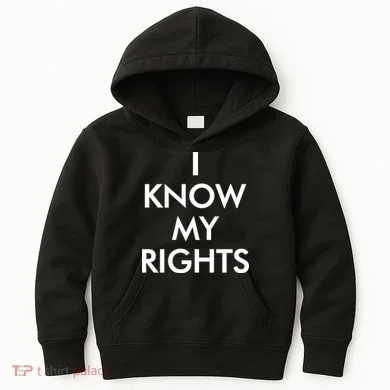 I Know My Rights Protest Kids Hoodie