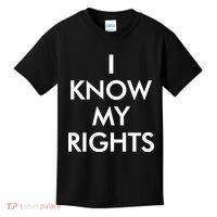 I Know My Rights Protest Kids T-Shirt thumb 0