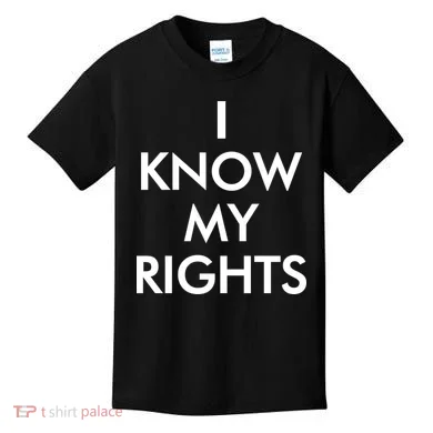I Know My Rights Protest Kids T-Shirt