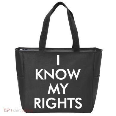 I Know My Rights Protest Tote Bag