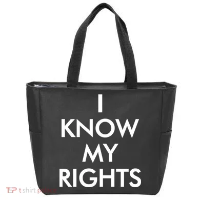 I Know My Rights Protest Tote Bag