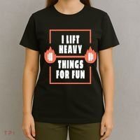 I Lift Heavy Things For Fun T-Shirt thumb 4