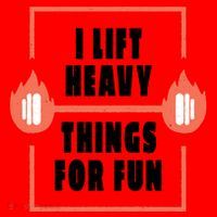 I Lift Heavy Things For Fun Santa Hat thumb 1