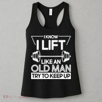 I Lift Like An Old Man Try To Keep Up Women's Tank Top thumb 3