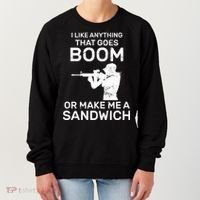 I Like Anything That Goes Boom Women's Sweatshirt thumb 0