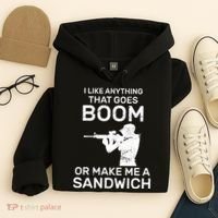 I Like Anything That Goes Boom Hoodie thumb 4