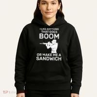 I Like Anything That Goes Boom Hoodie thumb 5