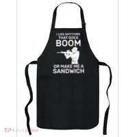 I Like Anything That Goes Boom Apron thumb 0