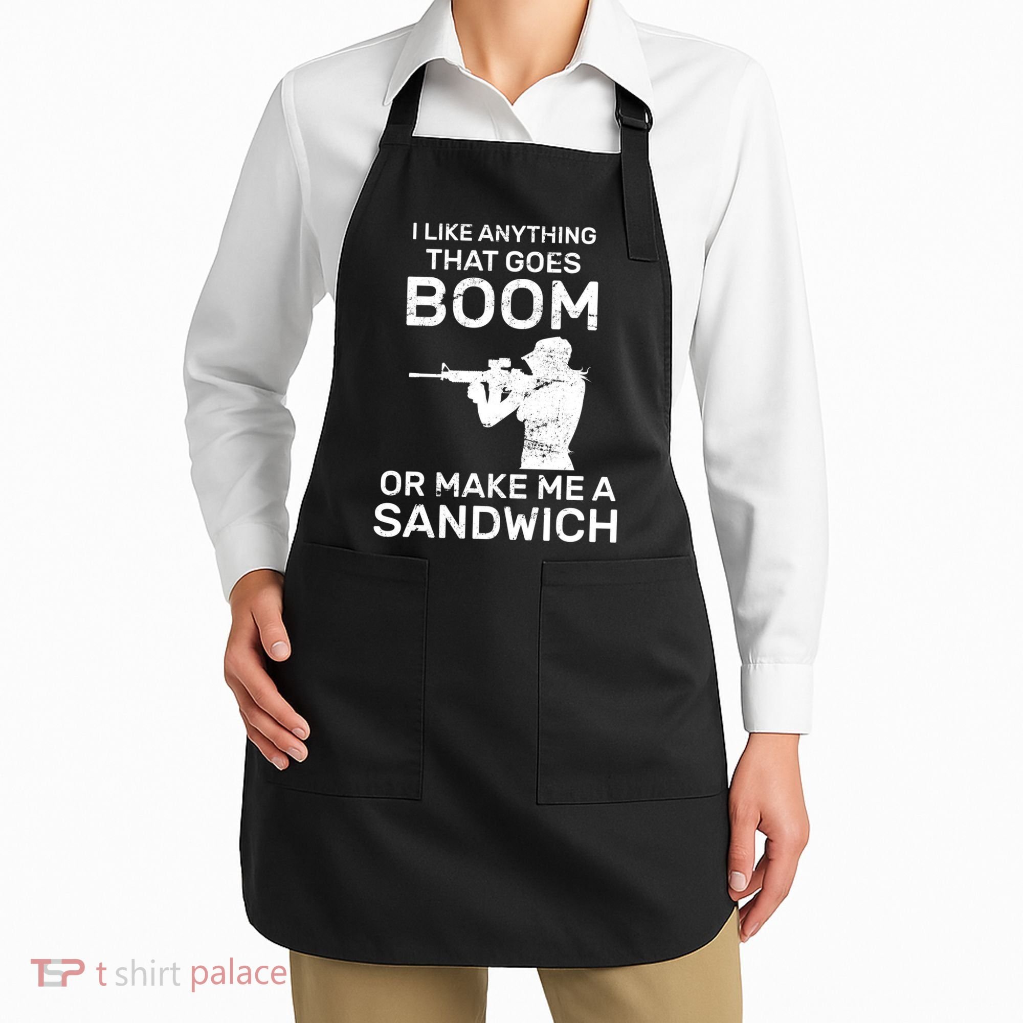 I Like Anything That Goes Boom Apron
