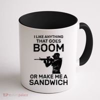 I Like Anything That Goes Boom Coffee Mug thumb 1