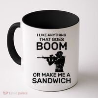 I Like Anything That Goes Boom Coffee Mug thumb 0