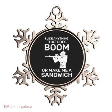I Like Anything That Goes Boom Ornament