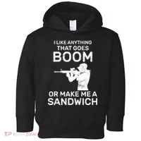I Like Anything That Goes Boom Toddler Hoodie thumb 0