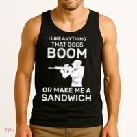 I Like Anything That Goes Boom Tank Top thumb 3