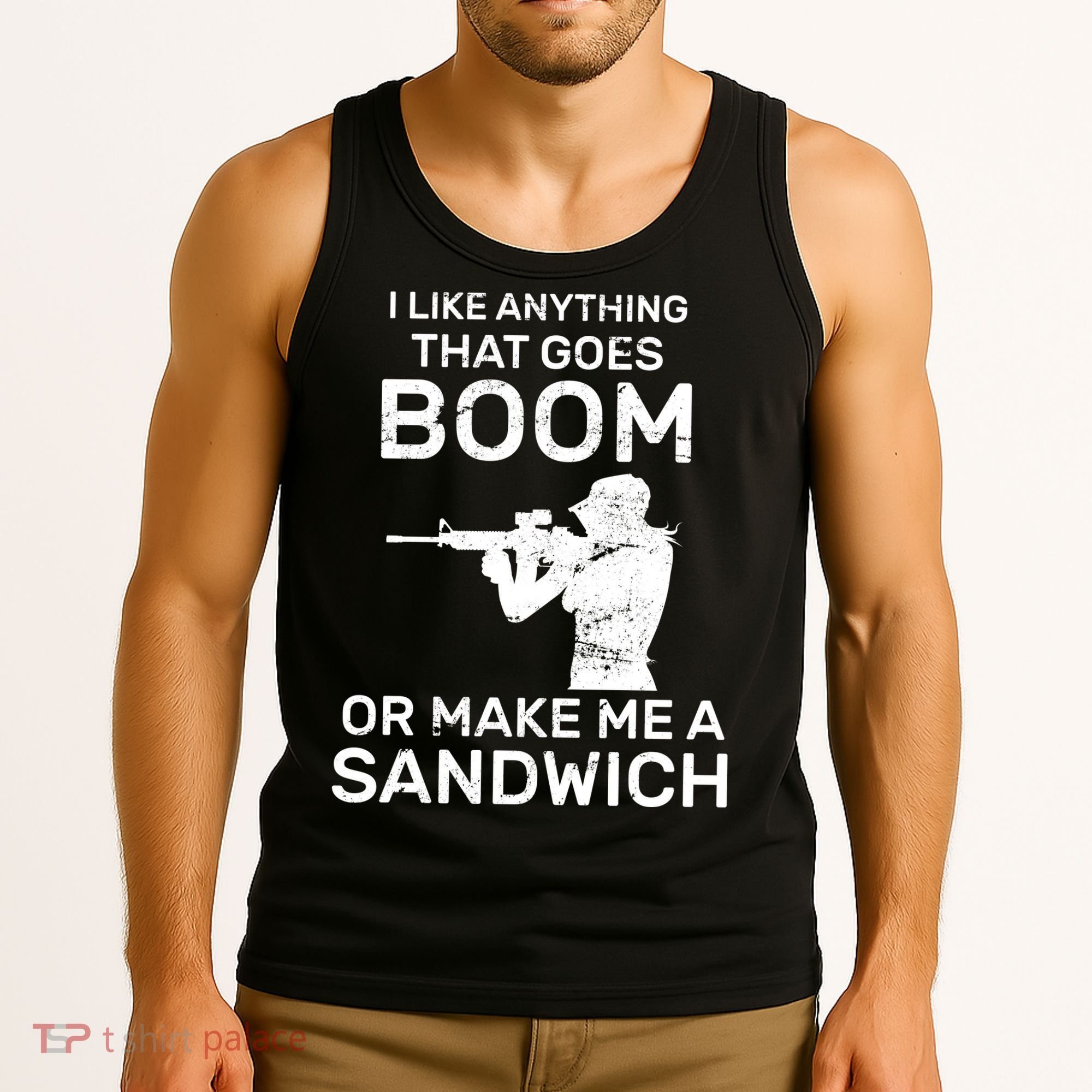 I Like Anything That Goes Boom Tank Top