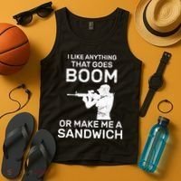 I Like Anything That Goes Boom Tank Top thumb 4