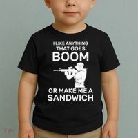 I Like Anything That Goes Boom Toddler T-Shirt thumb 2