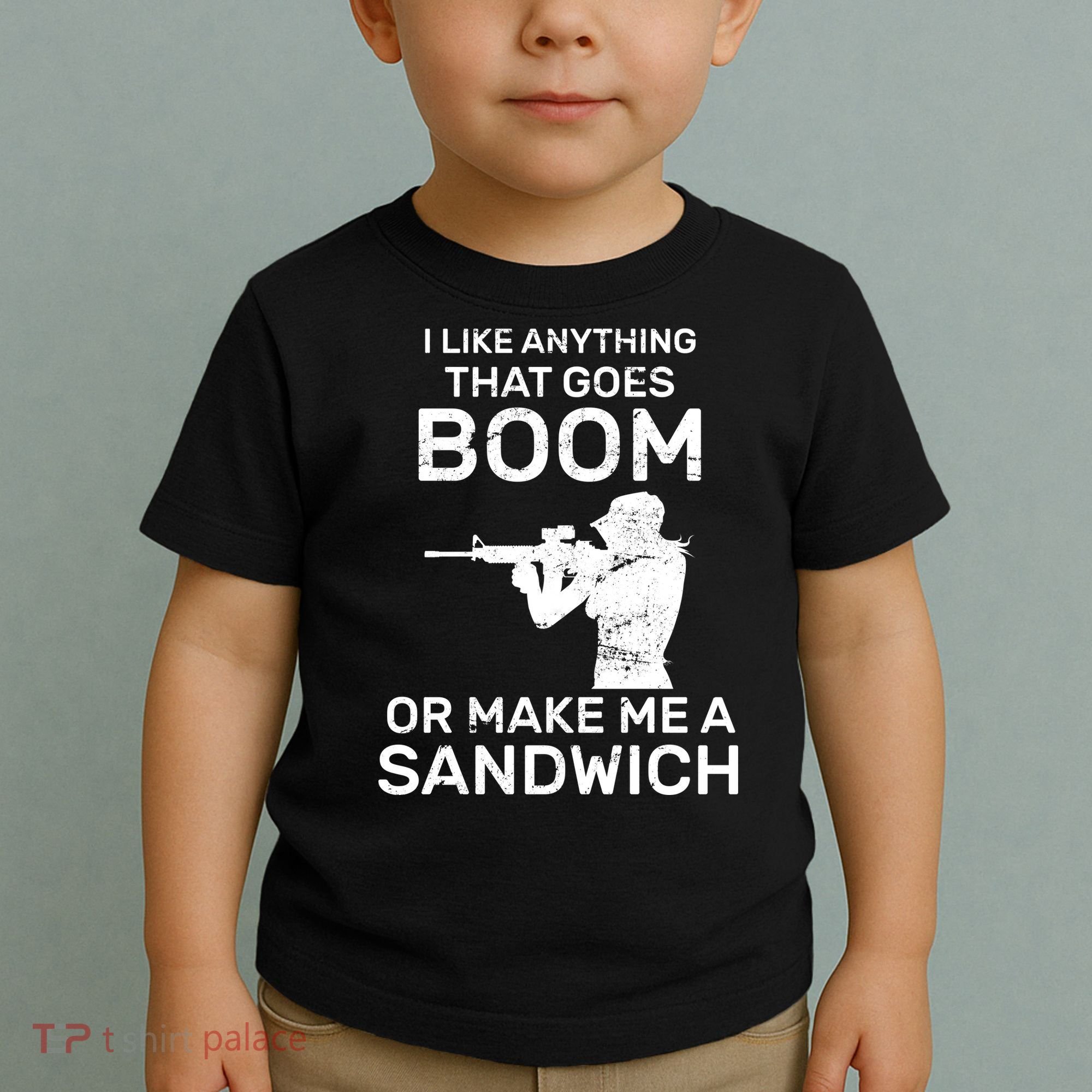 I Like Anything That Goes Boom Toddler T-Shirt