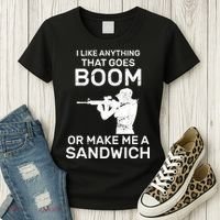 I Like Anything That Goes Boom Women's T-Shirt thumb 3