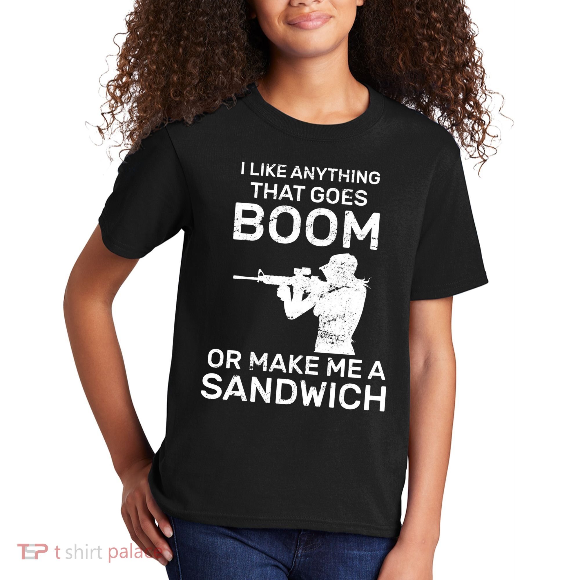 I Like Anything That Goes Boom Kids T-Shirt