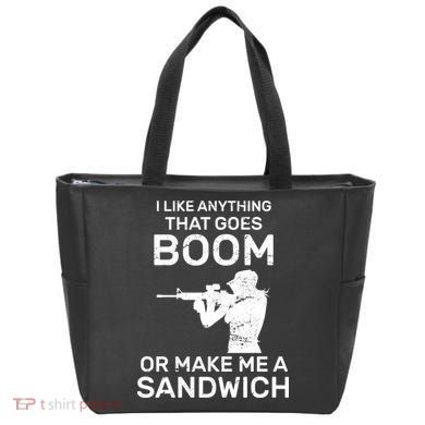 I Like Anything That Goes Boom Tote Bag
