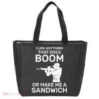 I Like Anything That Goes Boom Tote Bag thumb 0