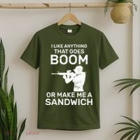 I Like Anything That Goes Boom T-Shirt thumb 2