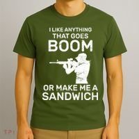 I Like Anything That Goes Boom T-Shirt thumb 3