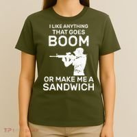 I Like Anything That Goes Boom T-Shirt thumb 4