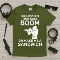 I Like Anything That Goes Boom T-Shirt thumb 5