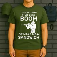 I Like Anything That Goes Boom T-Shirt thumb 6