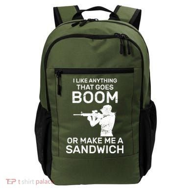 I Like Anything That Goes Boom Backpack
