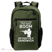 I Like Anything That Goes Boom Backpack thumb 0