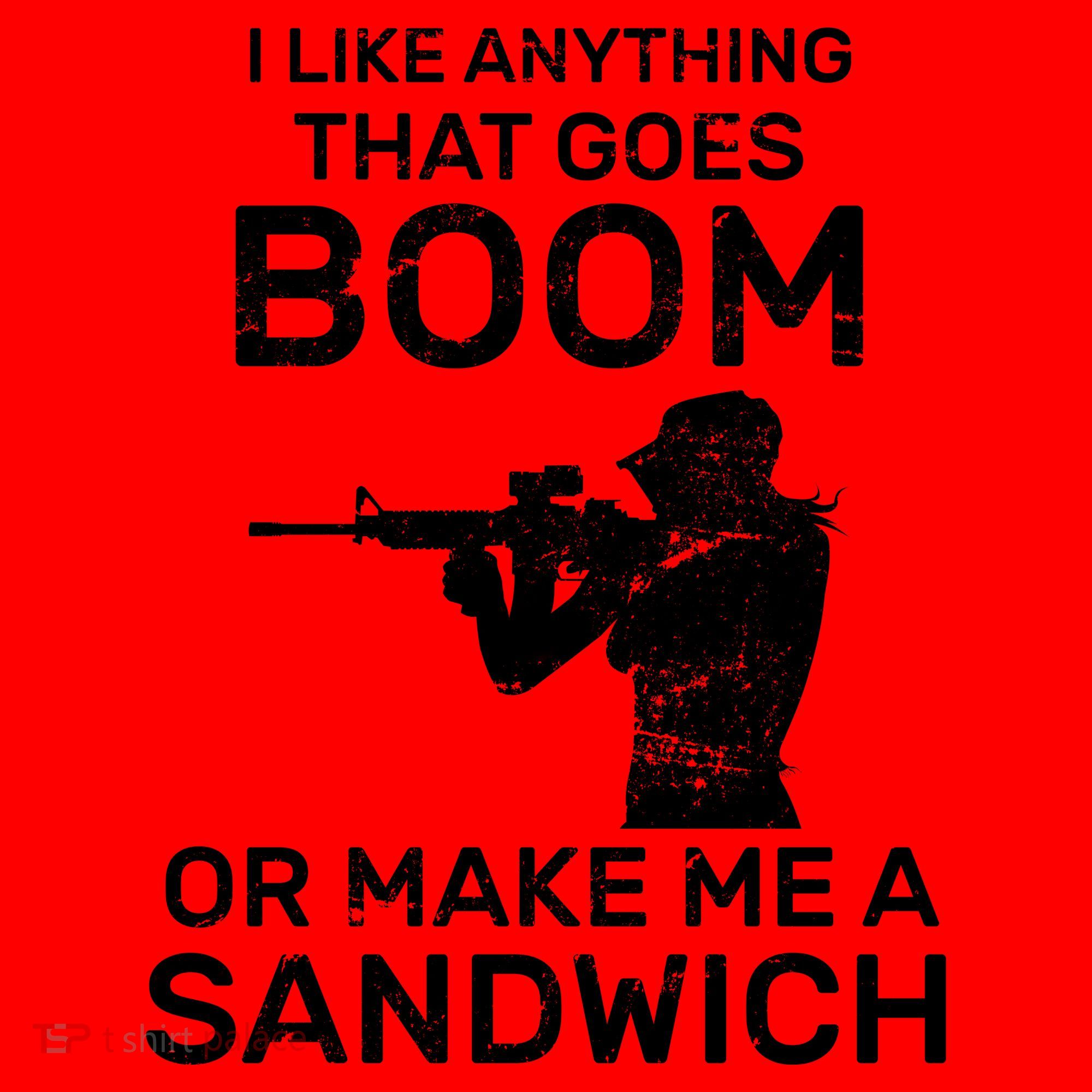 I Like Anything That Goes Boom Santa Hat