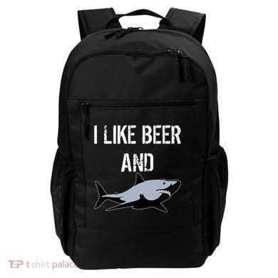 I Like Beer And Sharks Backpack
