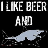 I Like Beer And Sharks Ornament thumb 1