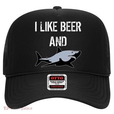 I Like Beer And Sharks Hat