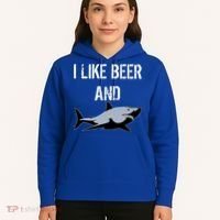 I Like Beer And Sharks Hoodie thumb 5