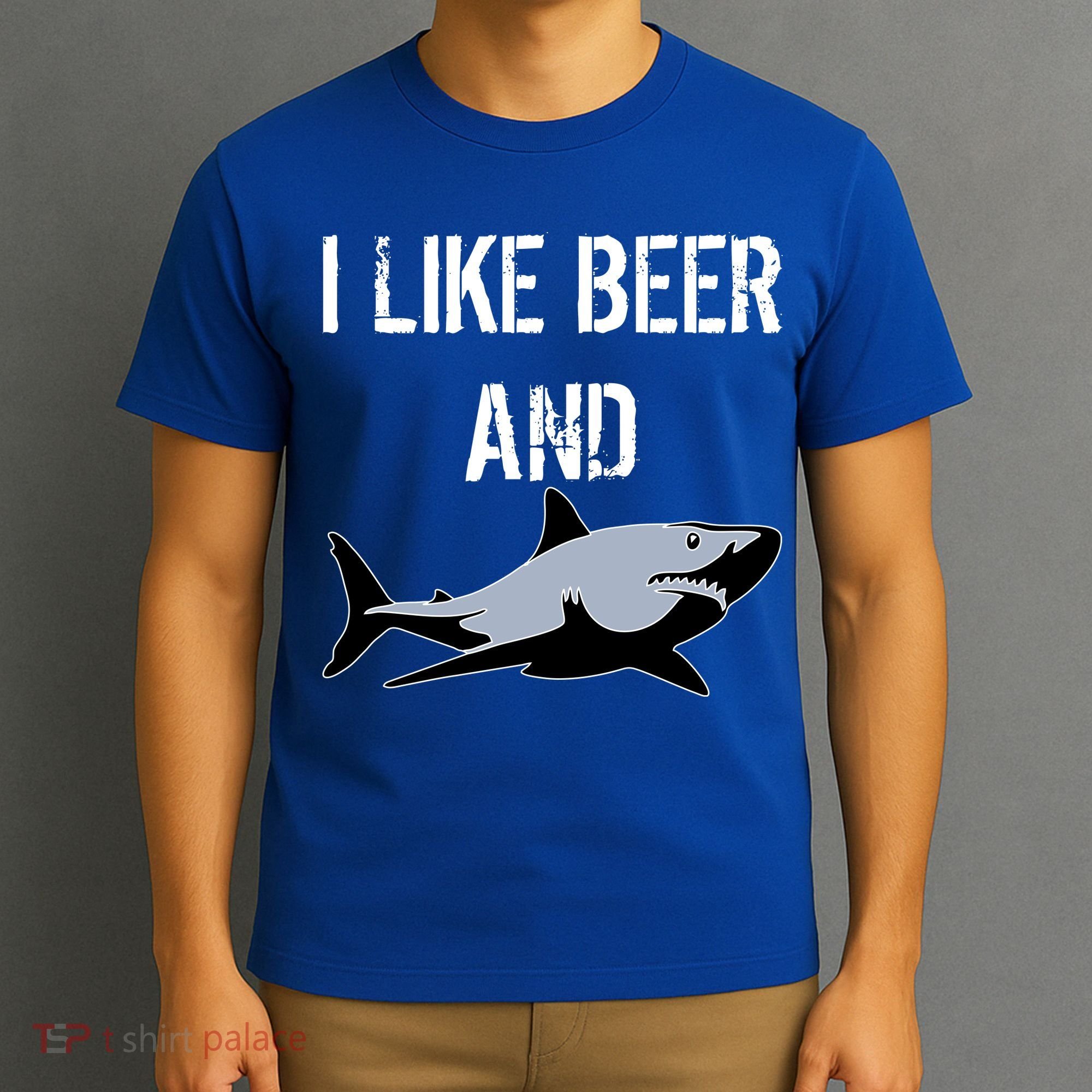 I Like Beer And Sharks T-Shirt