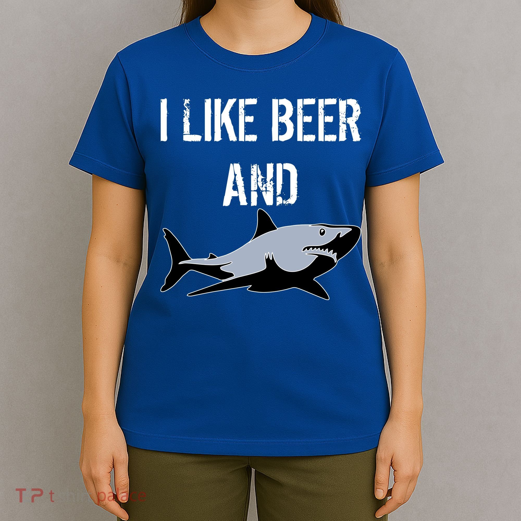 I Like Beer And Sharks T-Shirt