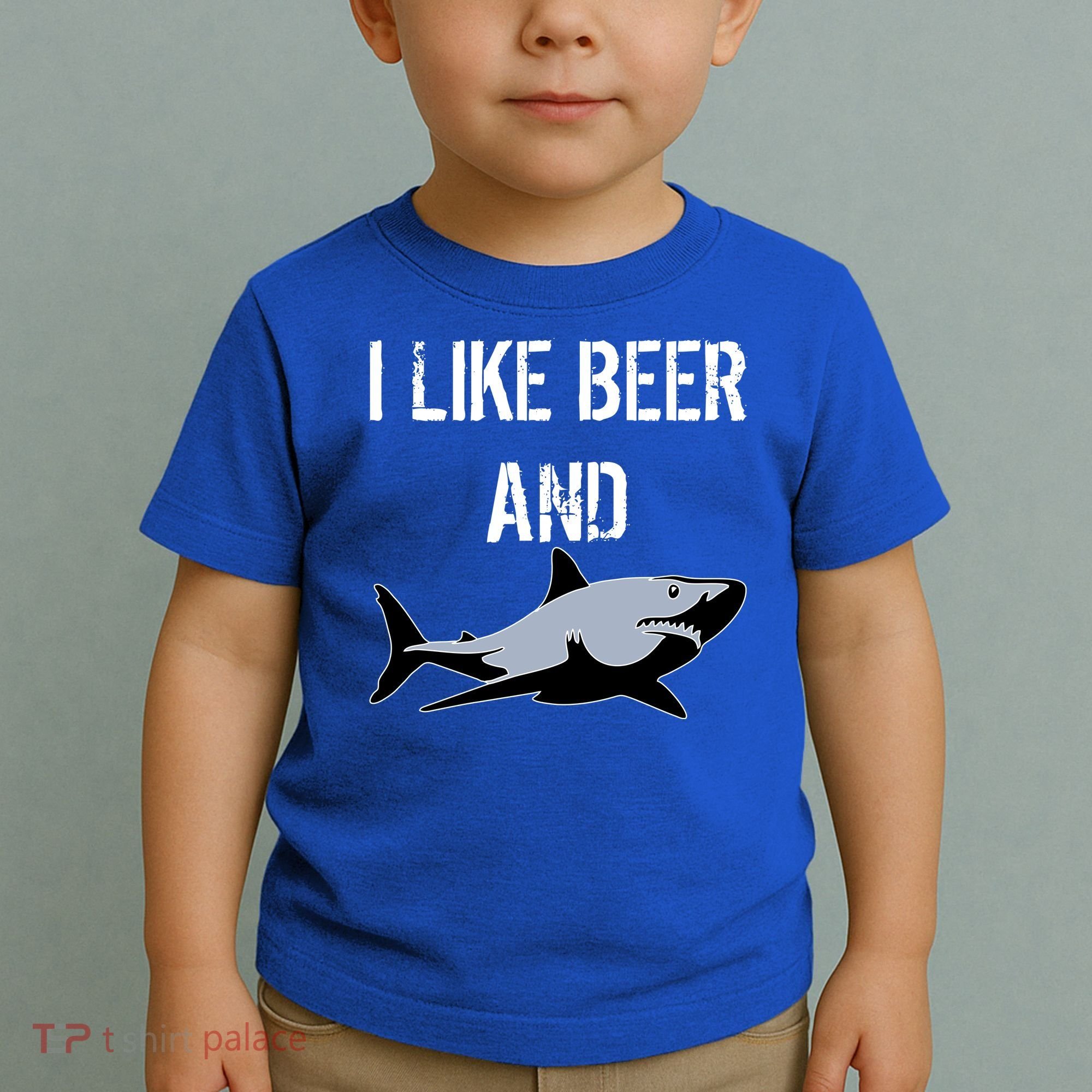 I Like Beer And Sharks Toddler T-Shirt