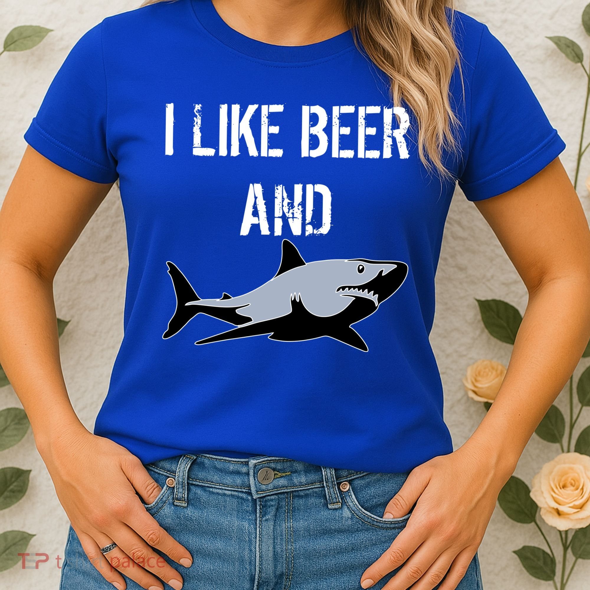 I Like Beer And Sharks Women's T-Shirt